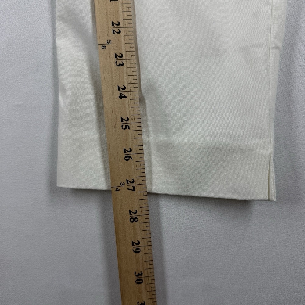 Chico's So Slimming Brigitte Slim Leg Ankle Pants Womens 2R 12R White NWT - Picture 8 of 9